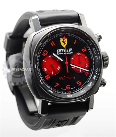 swiss made ferrari panerai automatic watch|Panerai Ferrari fer00038 for sale.